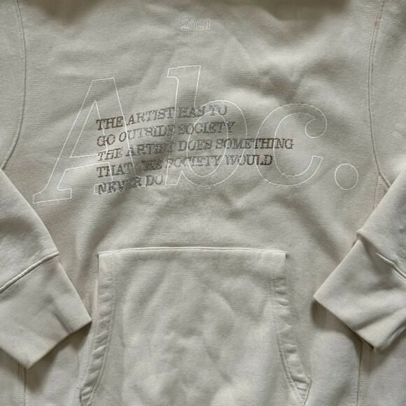 2021 Advisory Board Crystals ABC Moonstone Grey Hoodie Size Large - Picture 2 of 7